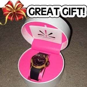 NEW w/Case Isaac Mizrahi Live! Animal Print Watch